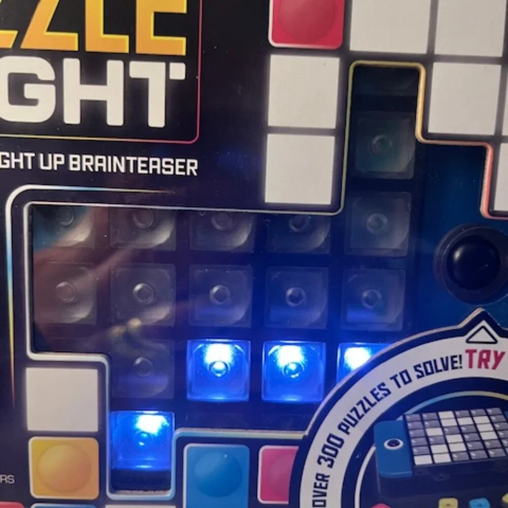 - Puzzle Bright - Interactive Light-Up Brain Teaser with 300+ Challenges